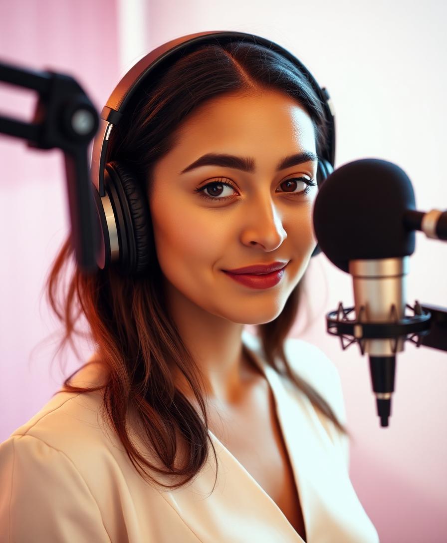 Rivka Leah in the studio